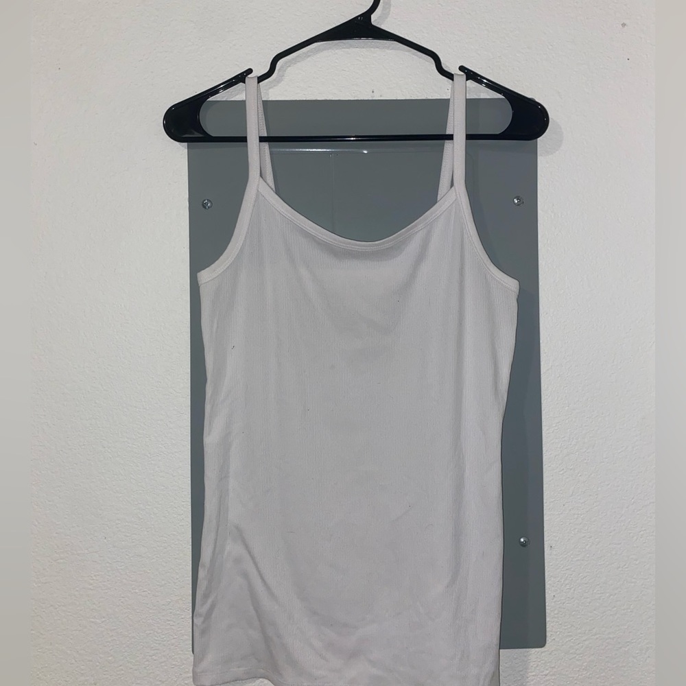Casual white tank